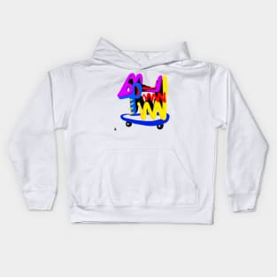 SKATER DOG Kids Hoodie